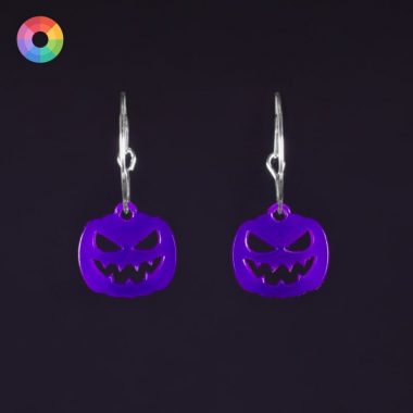 Mini pendientes calabazas halloween