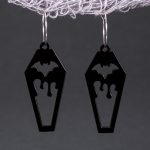 Pendientes Ataúd Negro