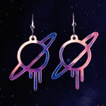 Pendientes NeoPlanet Holográfico 🪐