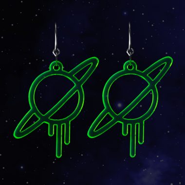 Pendientes NeoPlanet Flúor Verde 💚