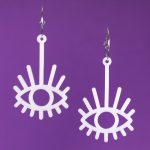 Pendientes Anubis Blanco