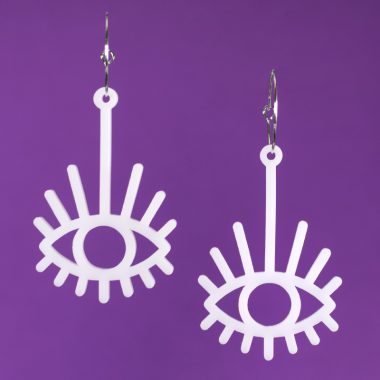 Pendientes Anubis Blanco