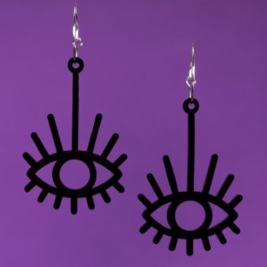 Pendientes Anubis Negro Pendientes Anubis Negro