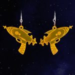 Pendientes Láser Amarillo