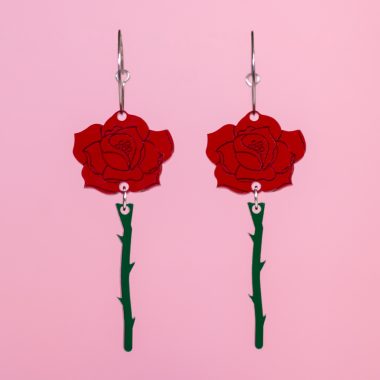 Pendientes Rosas Pendientes Rosas