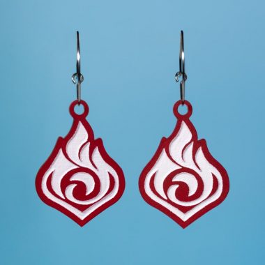 Pendientes Genshin Pyro