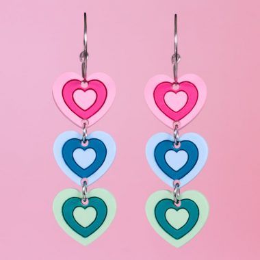 Pendientes Powerpuff Hearts 💖