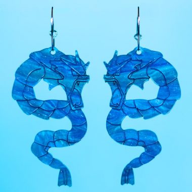 Pendientes dragón poke gyarados Pendientes dragón poke gyarados