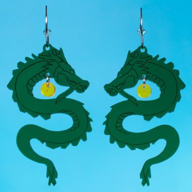 Pendientes dragon shenlong dragonball Pendientes dragon shenlong dragonball