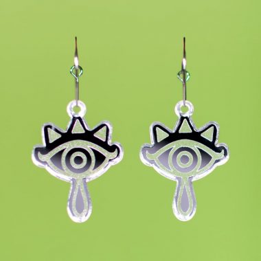 Pendientes sheikah zelda efecto espejo Pendientes sheikah zelda efecto espejo