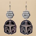 Pendientes mando mandalorian