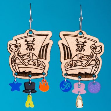 Pendientes mugiwara anime manga one piece Pendientes mugiwara anime manga one piece