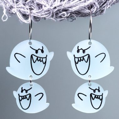 Pendientes fantasmas boo Pendientes fantasmas boo