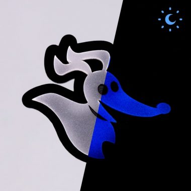 Pinza para el pelo de Zero, Pesadilla antes de Navidad que brilla en la oscuridad en color azul Pinza para el pelo de Zero, Pesadilla antes de Navidad que brilla en la oscuridad en color azul