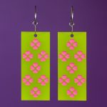 Pendientes de metacrilato acrílicos de Mitsuri, pilar del amor de Kimetsu no Yaiba, Guardianes de la Noche