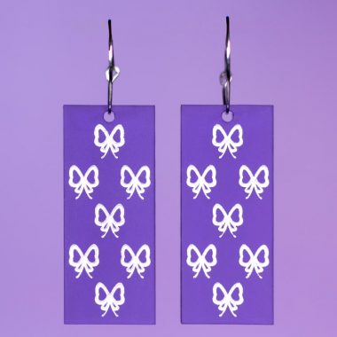 Pendientes de metacrilato acrílicos de Shinobu y Kanao de Kimetsu no Yaiba, Guardianes de la Noche