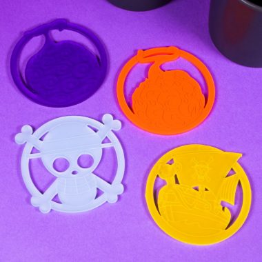 Posavasos decoración One Piece para bebidas
