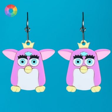 Pendientes Furby de colores