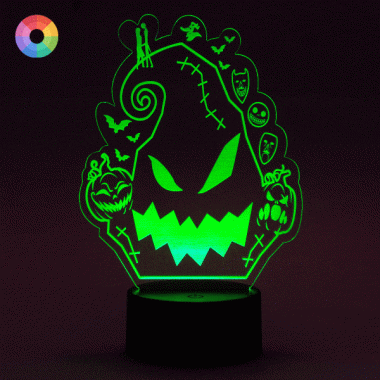 Lampara led de colores pesadilla antes de navidad Lampara led de colores pesadilla antes de navidad