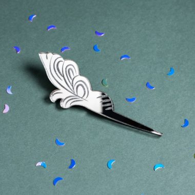 La Boticaria pinza para el pelo Jinshi Maomao espejo