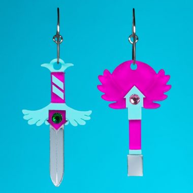 Pendientes Juegio del Calamar llaves y puñales juego escondiute Squid Games