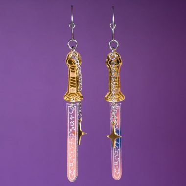 Pendientes película K-Pop: Demon Hunters. Pendientes Huntrix K-pop