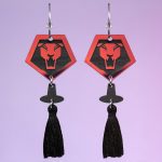 Pendientes película K-Pop: Demon Hunters. Pendientes Huntrix K-pop