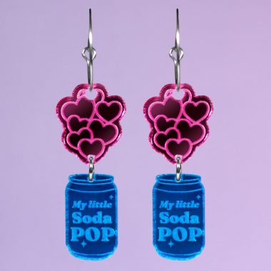 Pendientes película K-Pop: Demon Hunters. Pendientes Huntrix K-pop