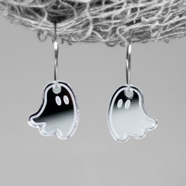Pendientes en forma de fantasmas con efecto espejo de Neoplanet