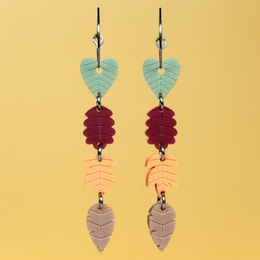 Pendientes diferentes hojas de otoño Pendientes diferentes hojas de otoño