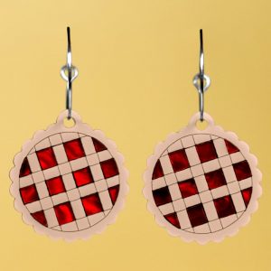 Pendientes tarta frambuesa otoño de neoplanet