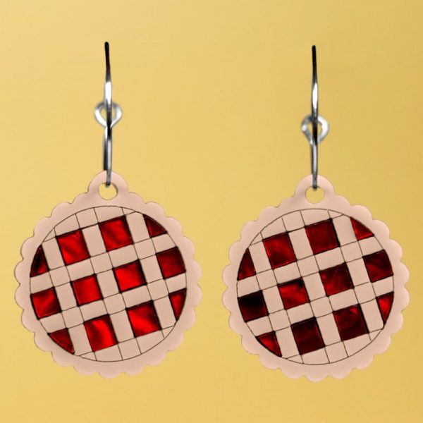 Pendientes tarta frambuesa otoño de neoplanet