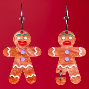 Pendientes de jengi, galletas de jengibre de película Shrek