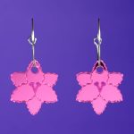 Pendientes flores primavera mini, efecto espejo de colores Neoplanet
