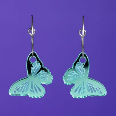 Pendientes flores primavera mini, efecto espejo de colores Neoplanet