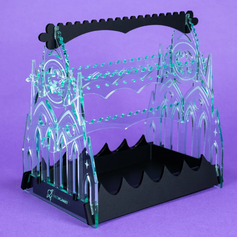 Joyero expositor con forma de catedral gótica Neoplanet para guardar y organizar pendientes y accesorios Joyero expositor con forma de catedral gótica Neoplanet para guardar y organizar pendientes y accesorios