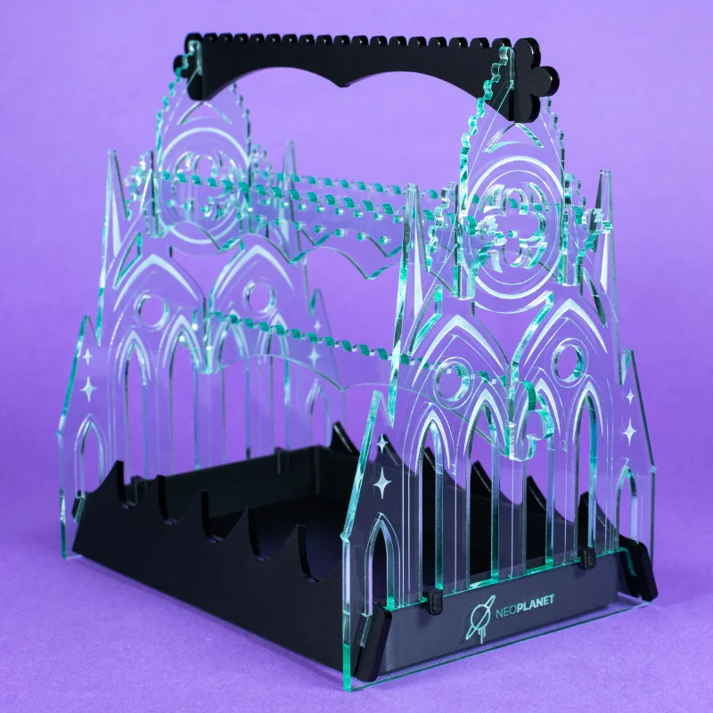 Joyero expositor con forma de catedral gótica Neoplanet para guardar y organizar pendientes y accesorios Joyero expositor con forma de catedral gótica Neoplanet para guardar y organizar pendientes y accesorios