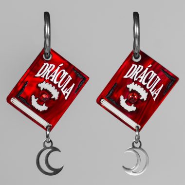 Pendientes Libro Drácula 🧛 Pendientes Libro Drácula 🧛