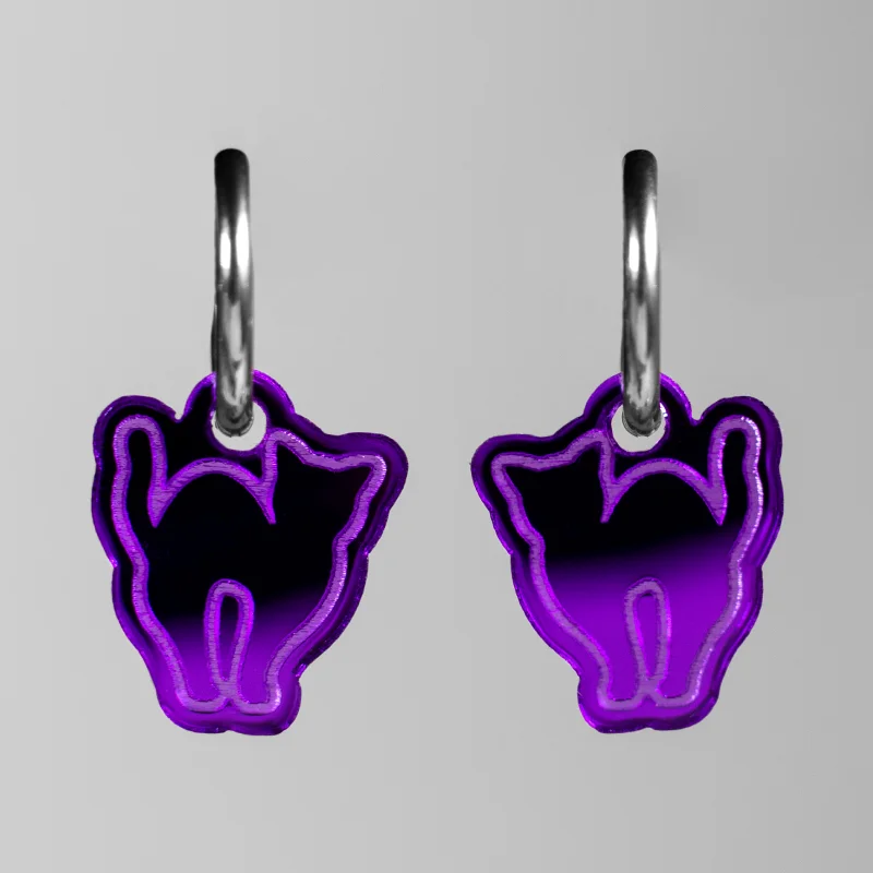 Pendientes Mini Gatos Halloween 🐈⬛ Pendientes Mini Gatos Halloween 🐈⬛
