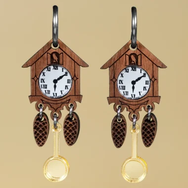 Pendientes Reloj Cuco 🕰️ Pendientes Reloj Cuco 🕰️